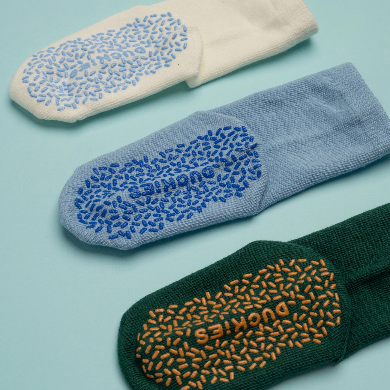 Sock 3PK Blue Forest