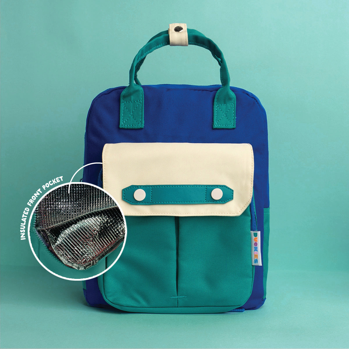 Kindy Cooler Backpack - Turtle Blue