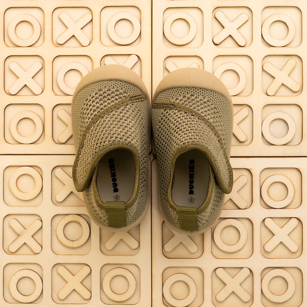 Duckies Velcro Olive