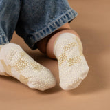 Child wearing white socks