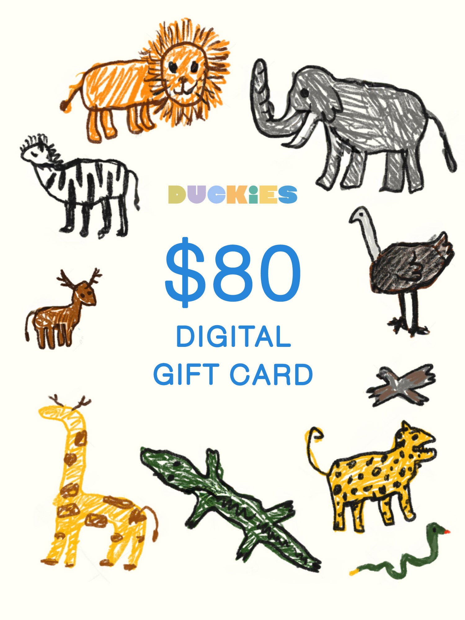 Duckies Gift card