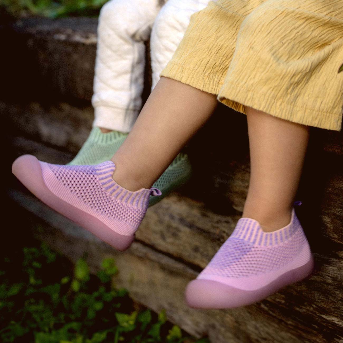 Pastel bubblegum rubber duckies shoes