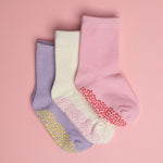 Three pairs of mid-height socks