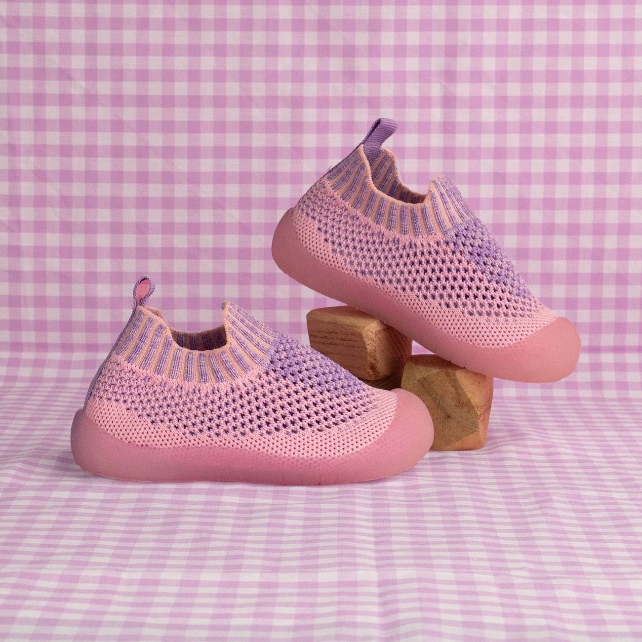 Bubblegum pink rubber duckies shoes