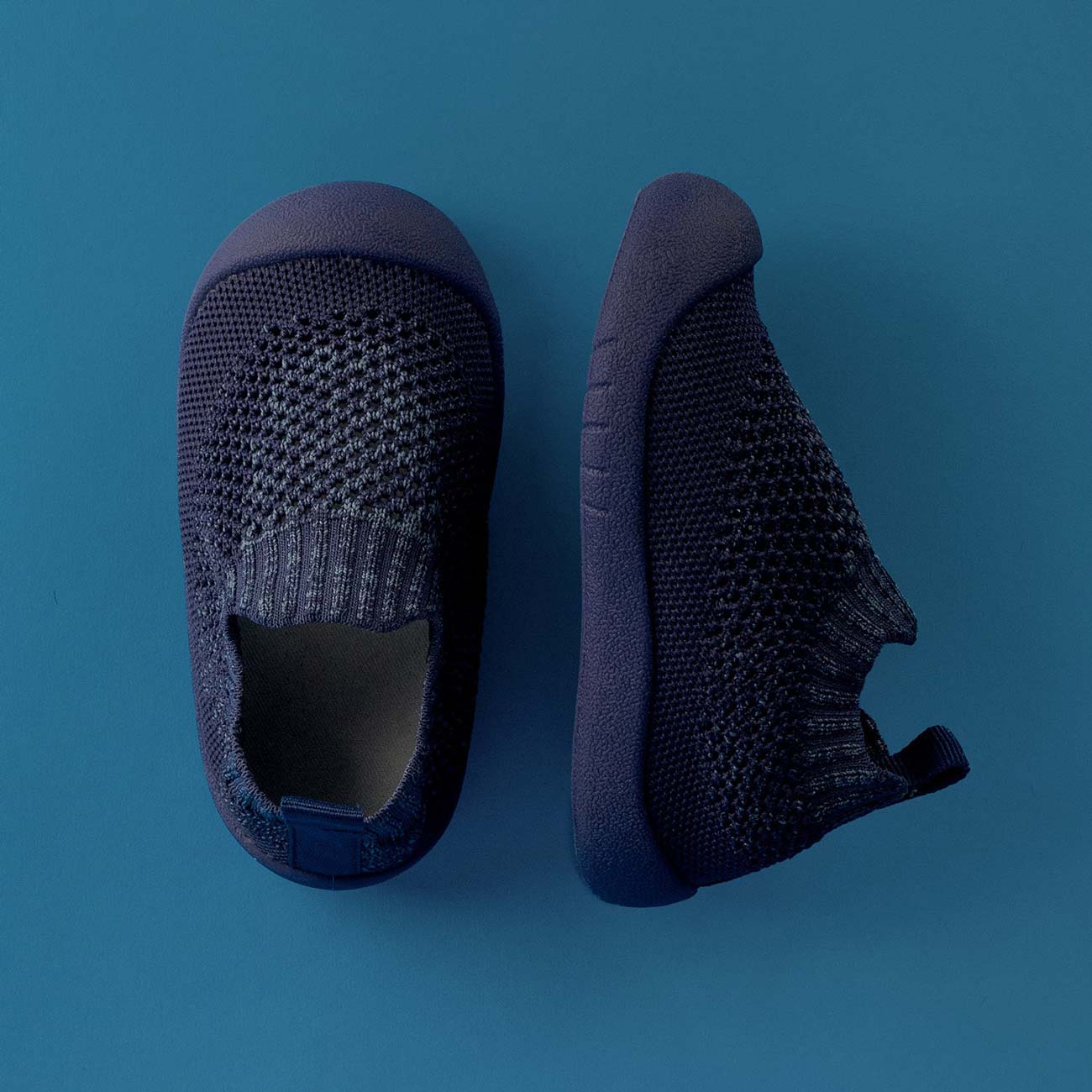 Duckies Slip-On Indigo Fleck