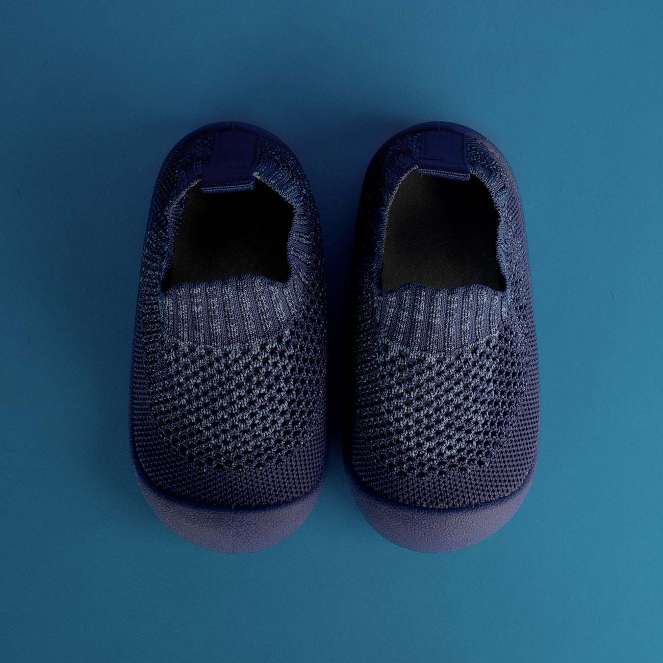 Duckies Slip-On Indigo Fleck