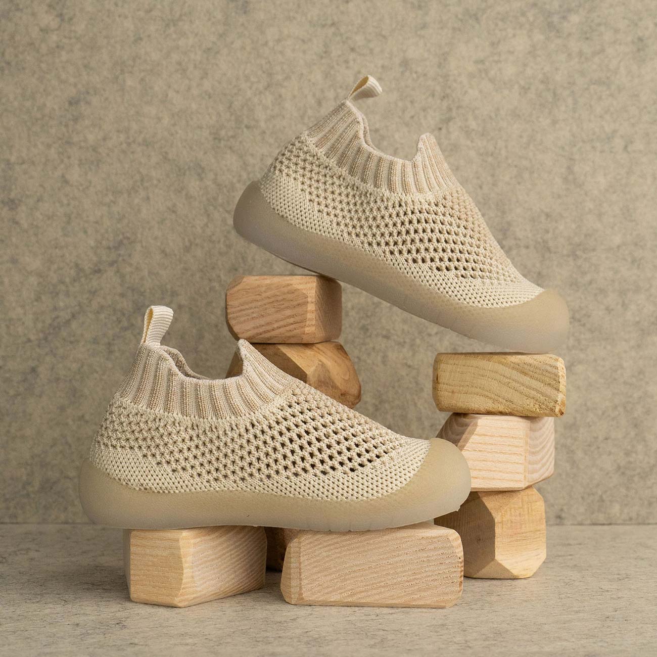 Neutral oat duckies shoes