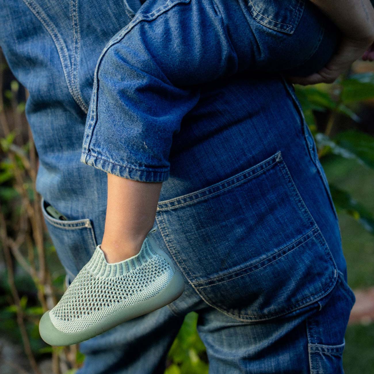 Duckies Slip-On Sage Fleck