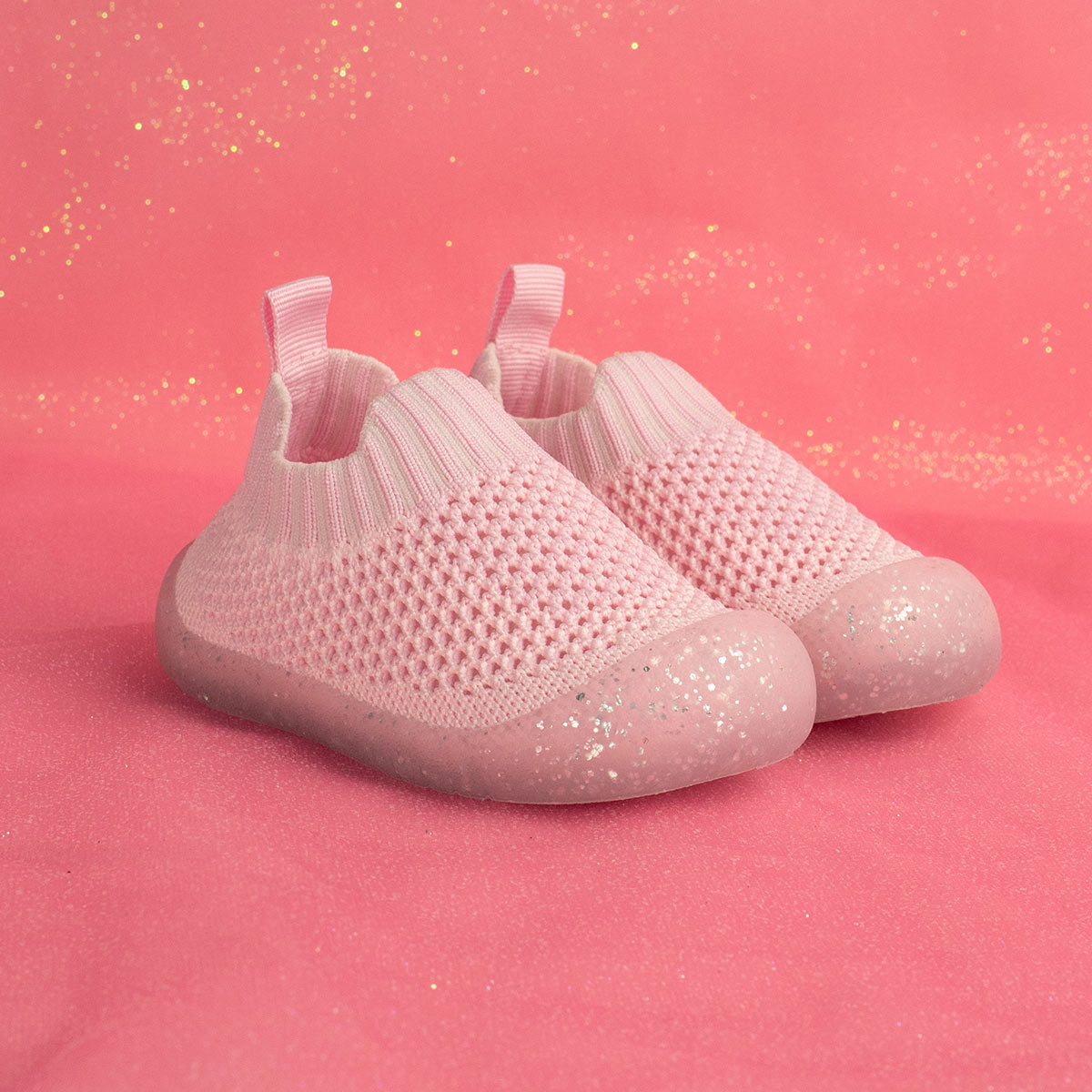 glitter pink duckies shoes