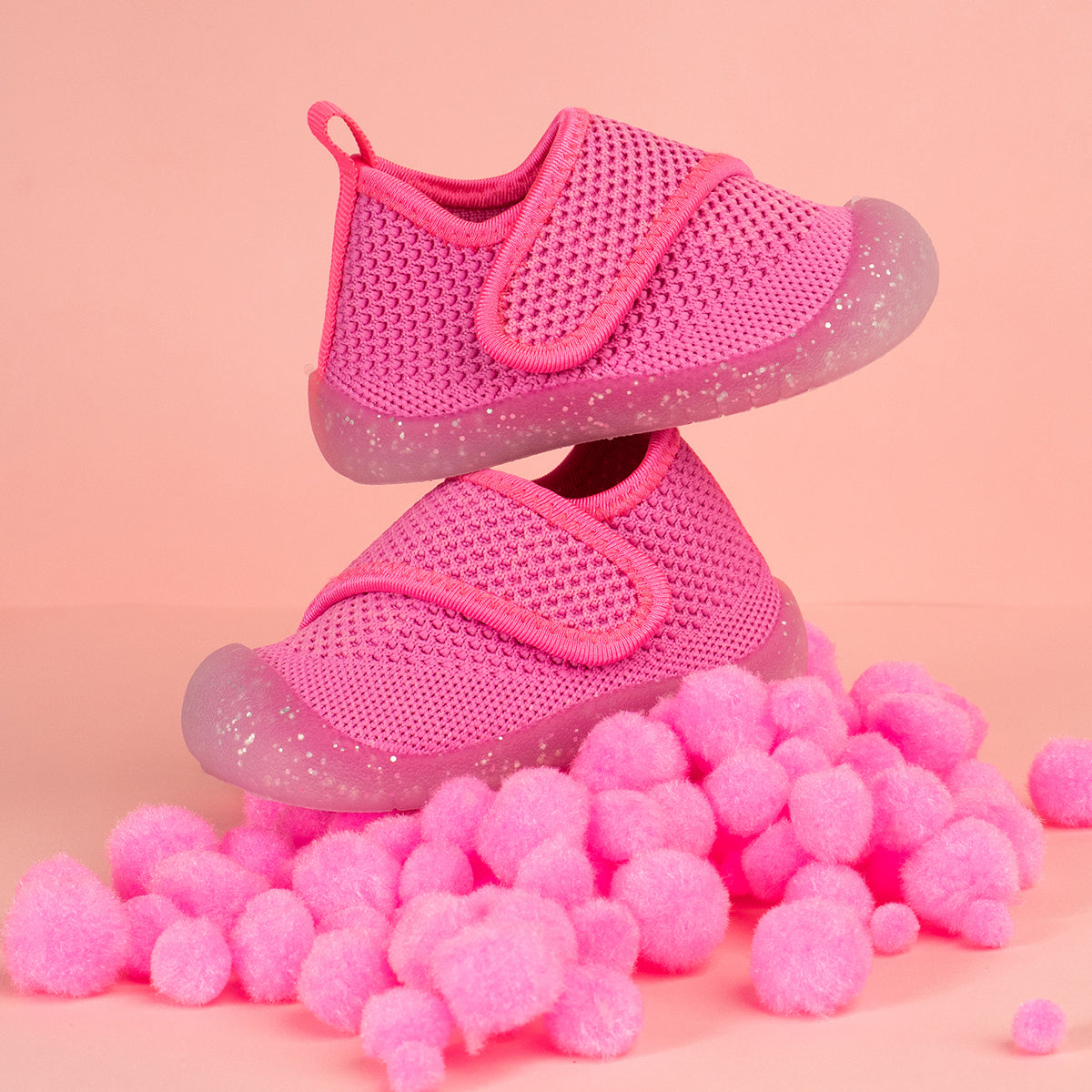 Duckies Velcro Pop Glitter
