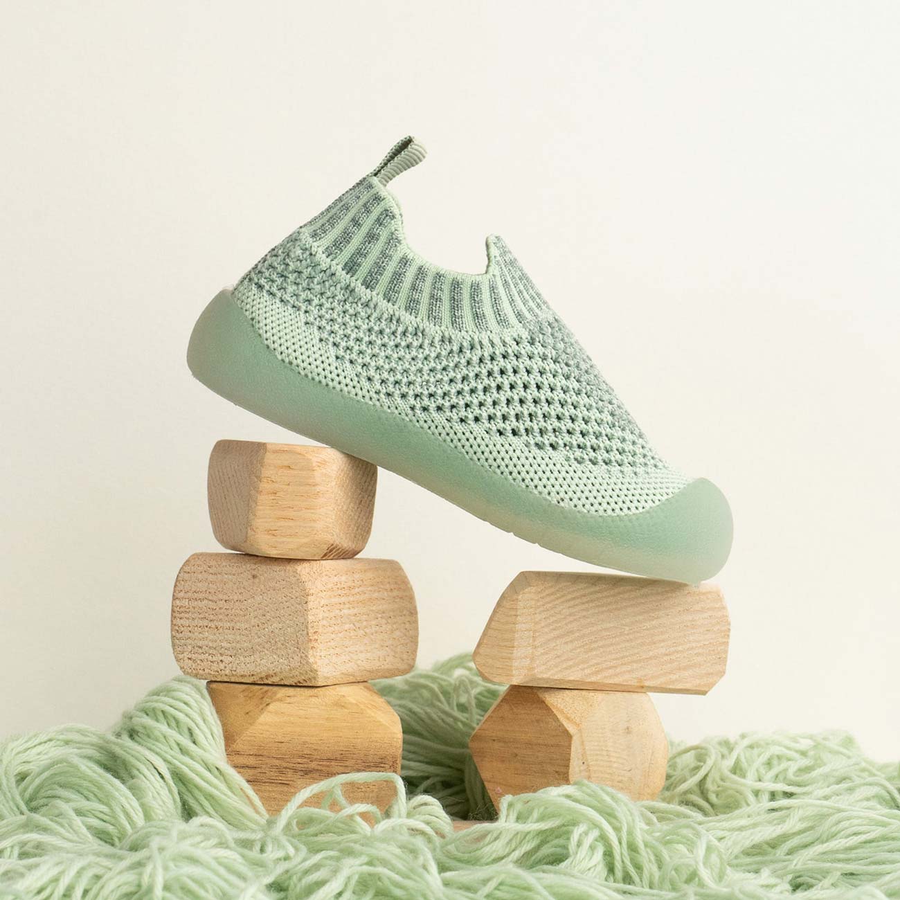 Pastel sage rubber duckies shoes