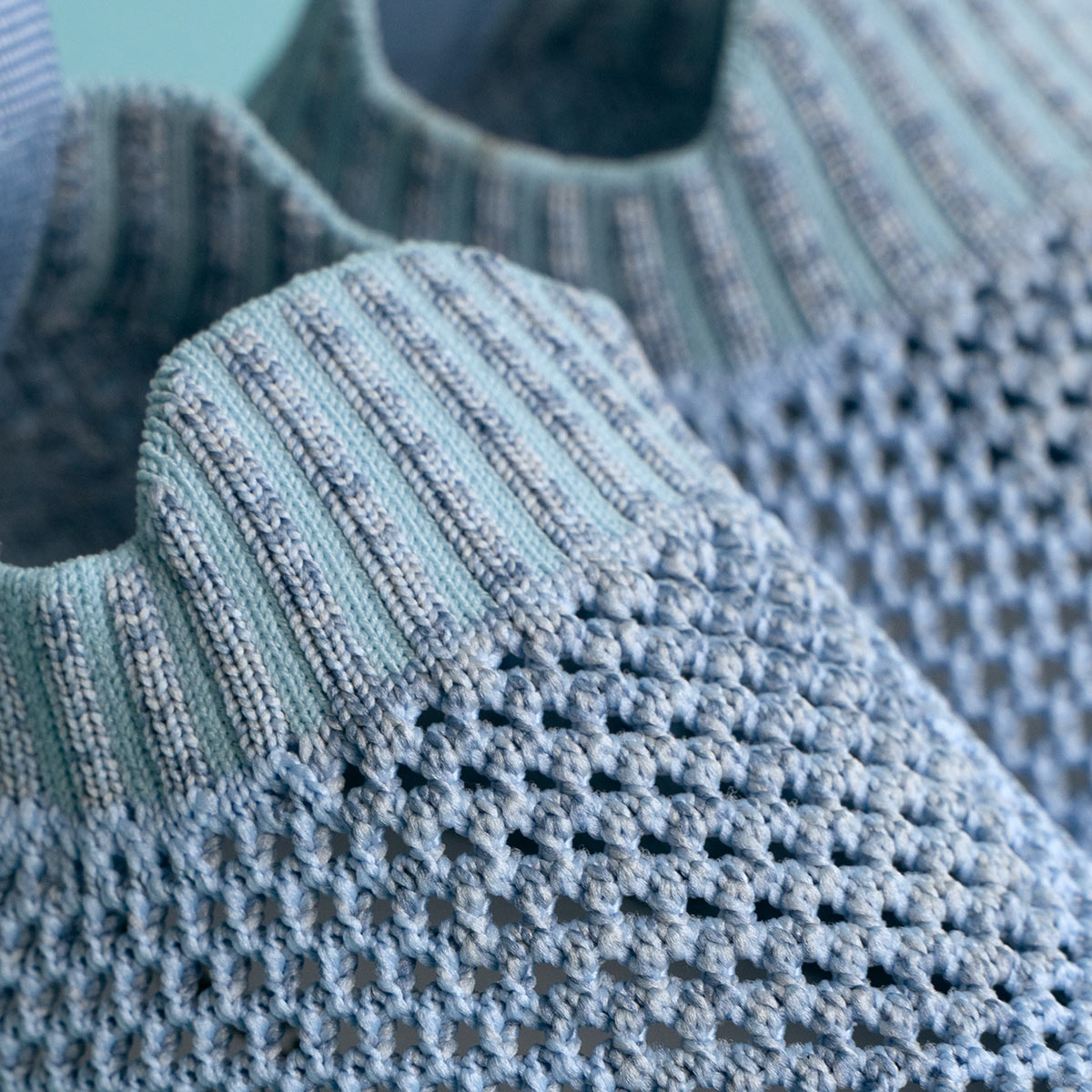 Close up image of duckies skyblue 