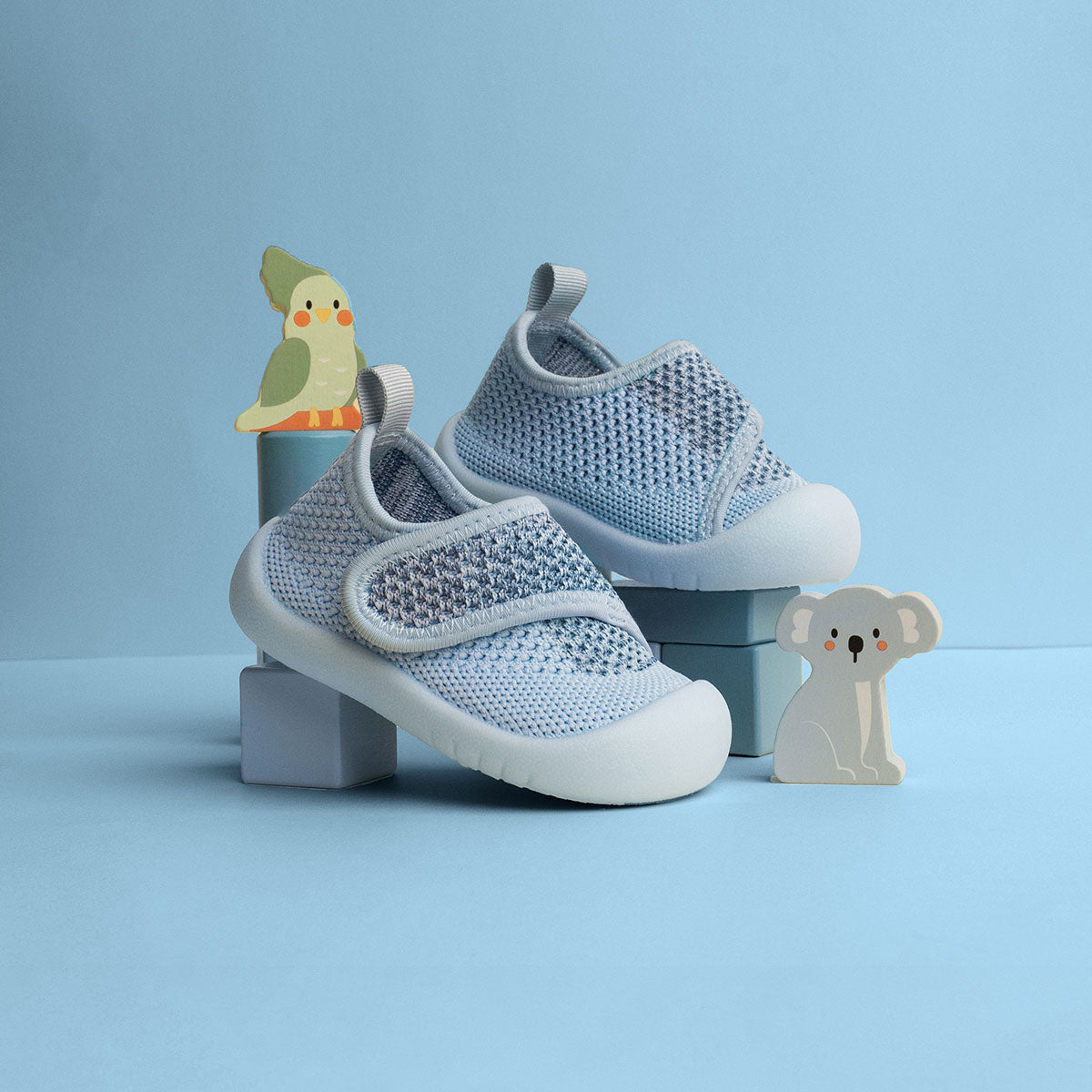 velcro-blue shoes for kids