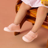 duckies Velcro pink kids shoes 