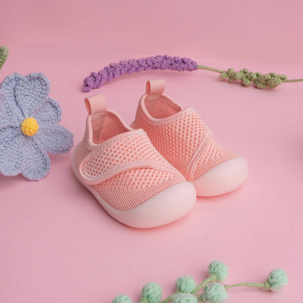 duckies Velcro flexible baby shoes 