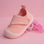 duckies Velcro pink kids shoes 
