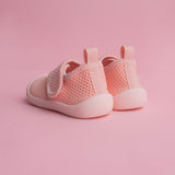 duckies Velcro pink shoes 