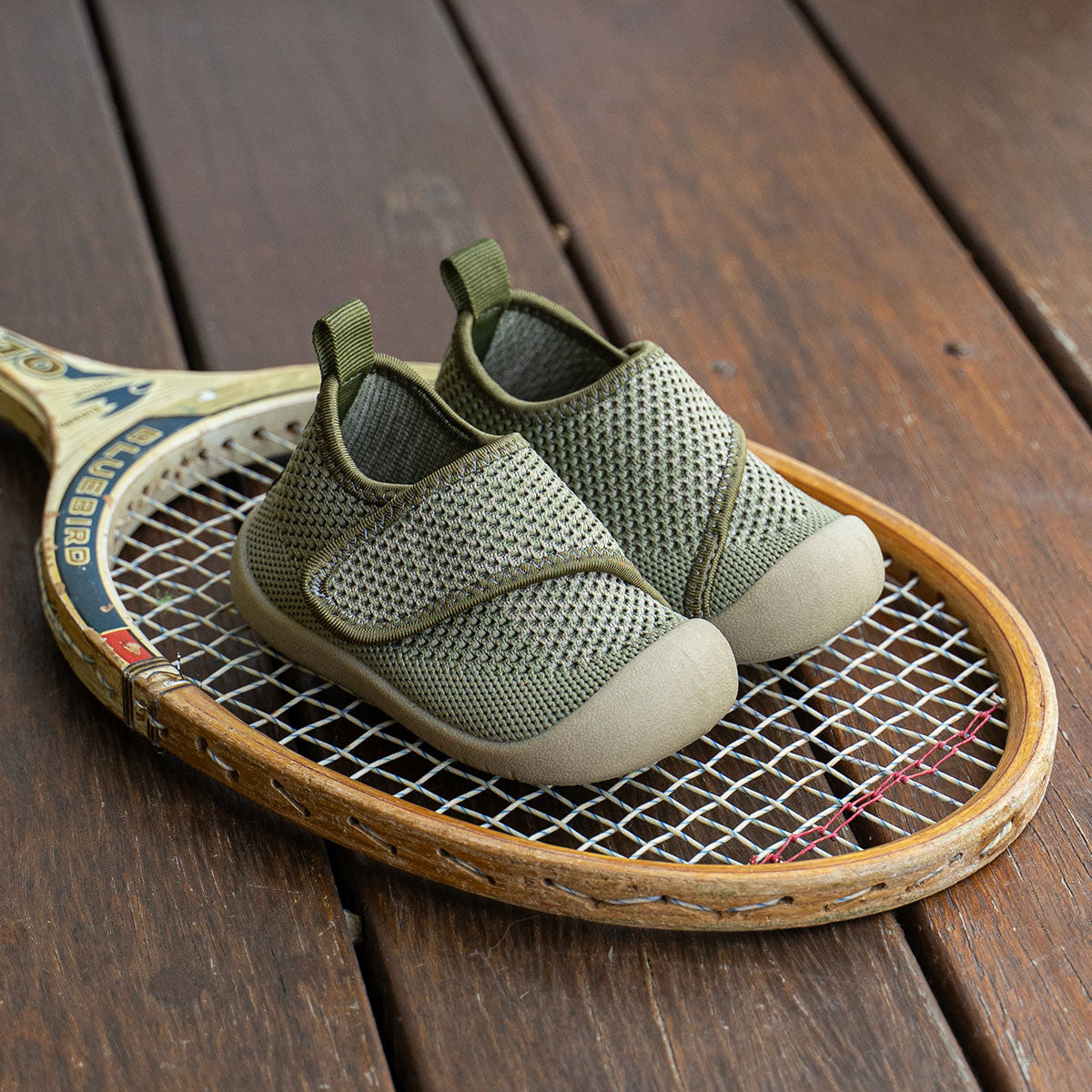Duckies Velcro Olive