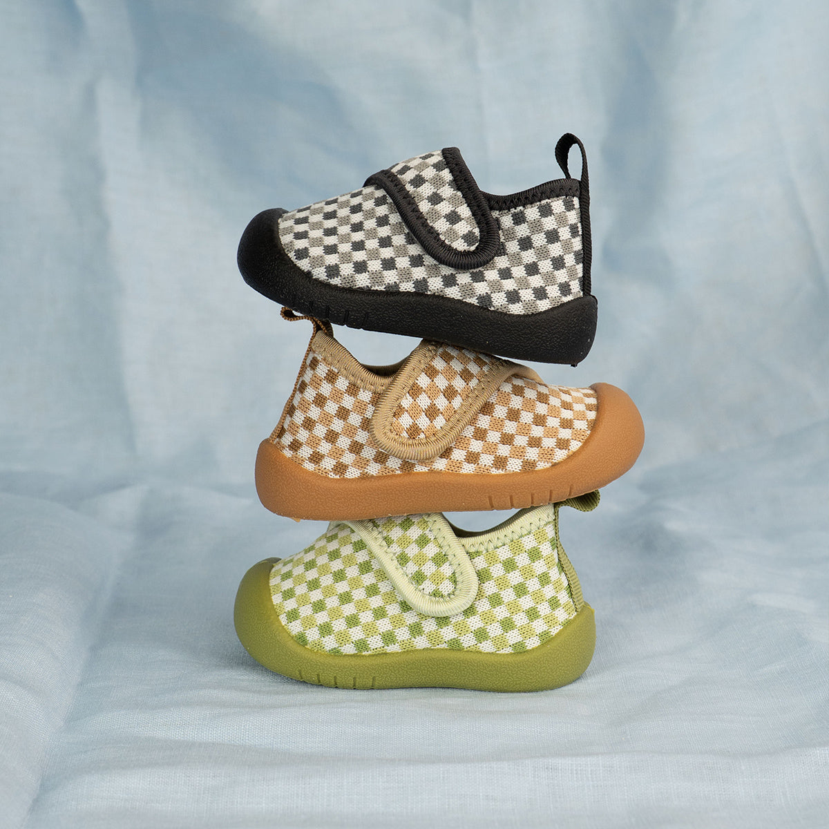 pepper checkered baby shoes