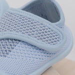 Velcro sky blue shoes 