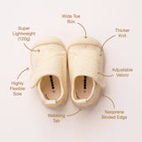 Duckies Velcro Marshmallow