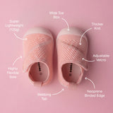 Duckies Velcro Pink
